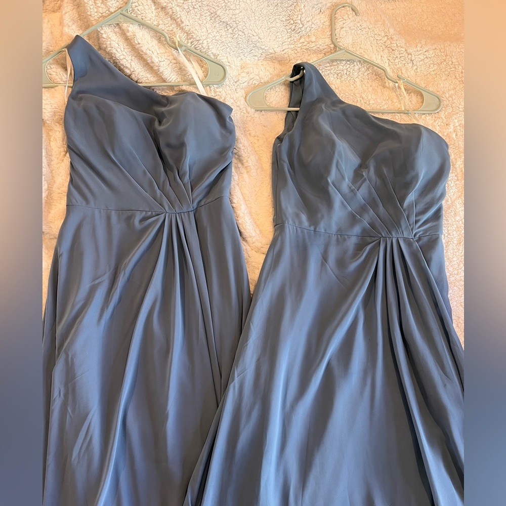 Dear Cleo Bridesmaid Dresses Size 6 Dusty Blue Color